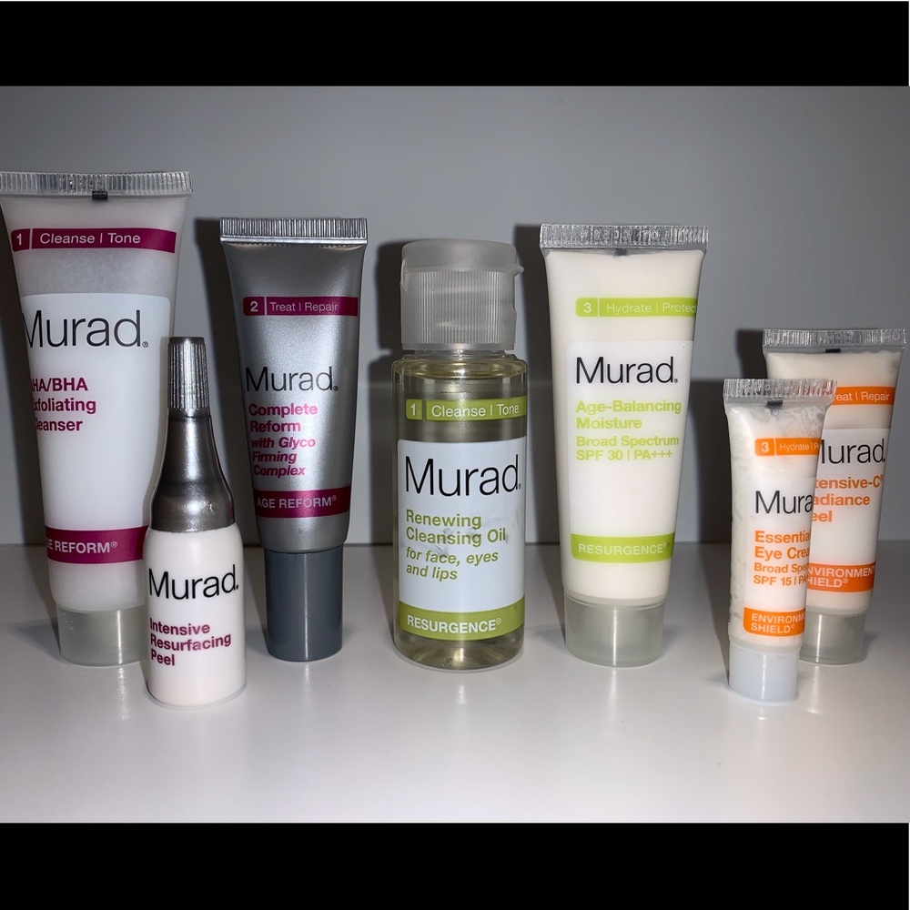 Murad 7 pc lot of travel size skincare